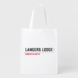 LANGERS LODGE  Reusable Bag Reusable Grocery Bags