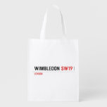 WIMBLEDON  Reusable Bag Reusable Grocery Bags