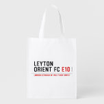 LEYTON ORIENT FC  Reusable Bag Reusable Grocery Bags