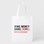 King Money Gang  Reusable Bag Reusable Grocery Bags