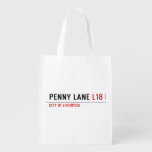 penny lane  Reusable Bag Reusable Grocery Bags
