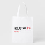 GRE AVENUE  Reusable Bag Reusable Grocery Bags