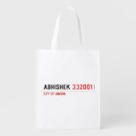 Abhishek  Reusable Bag Reusable Grocery Bags