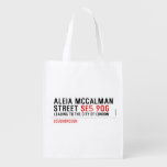 Aleia Mccalman Street  Reusable Bag Reusable Grocery Bags