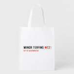 Minor Terfing  Reusable Bag Reusable Grocery Bags