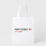 Party street  Reusable Bag Reusable Grocery Bags
