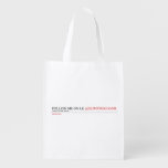 FOLLOW ME ON I.G  Reusable Bag Reusable Grocery Bags