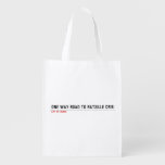 one way road to ratsille crib   Reusable Bag Reusable Grocery Bags