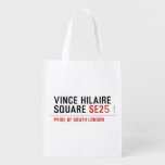 Vince hilaire Square  Reusable Bag Reusable Grocery Bags