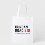 Duncan  Road  Reusable Bag Reusable Grocery Bags