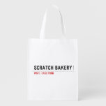 SCRATCH BAKERY  Reusable Bag Reusable Grocery Bags
