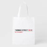 THOMAS STREET  Reusable Bag Reusable Grocery Bags