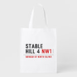 stable hill 4  Reusable Bag Reusable Grocery Bags