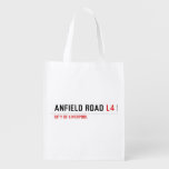 Anfield road  Reusable Bag Reusable Grocery Bags