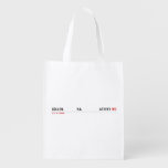 COLLEN.             KA.                 ATHINY  Reusable Bag Reusable Grocery Bags