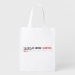 tu LISTA DE libros  Reusable Bag Reusable Grocery Bags