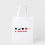 william  Reusable Bag Reusable Grocery Bags