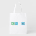De la  Reusable Bag Reusable Grocery Bags