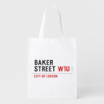 baker street  Reusable Bag Reusable Grocery Bags