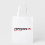 WINCANTON ROAD  Reusable Bag Reusable Grocery Bags