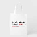PADEL INDOOR LLEIDA  Reusable Bag Reusable Grocery Bags