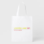 LOVERS LANE  Reusable Bag Reusable Grocery Bags