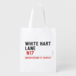 white hart lane   Reusable Bag Reusable Grocery Bags