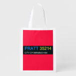 PRATT  Reusable Bag Reusable Grocery Bags