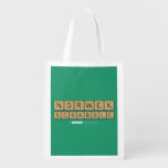 Norwex
 Scrabble  Reusable Bag Reusable Grocery Bags