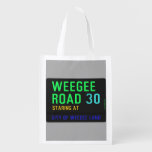 Weegee Road  Reusable Bag Reusable Grocery Bags