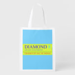 Diamond  Reusable Bag Reusable Grocery Bags