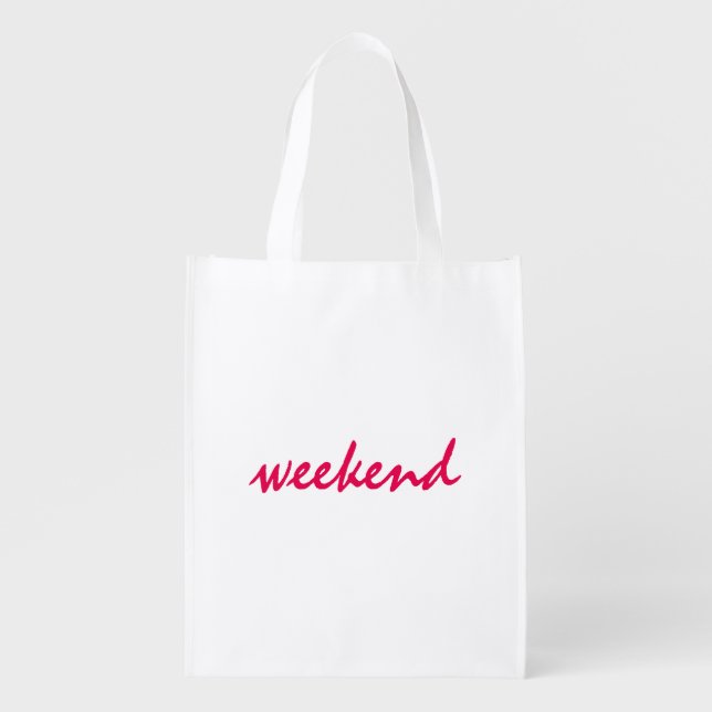 Reusable Bag - weekend (Front)