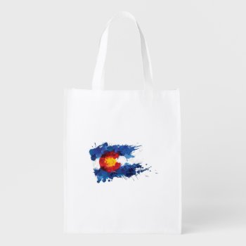 Reusable Colorado Grocery Bag by JFVisualMedia at Zazzle