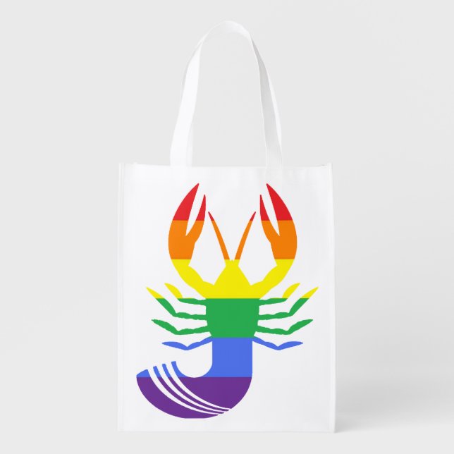 Reusable E-Craw-lity Grocery Bag (Front)