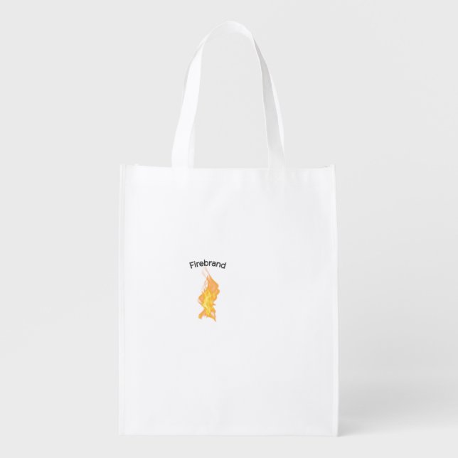 reusable firebag grocery bag (Front)