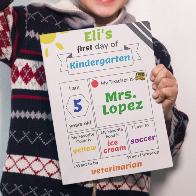 Reusable First Day Last Day of School  Dry Erase Board (Creator Uploaded)