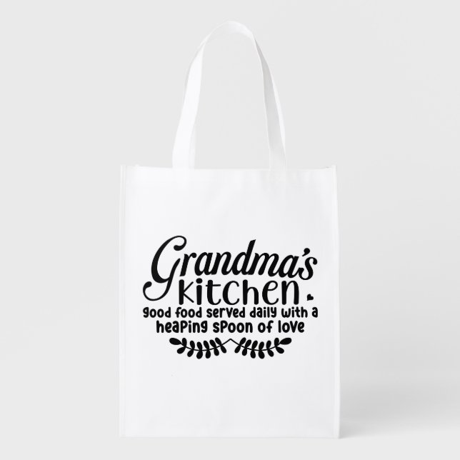 Reusable grocery bag - Grandma's kitchen (Front)