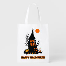 Reusable Grocery Bag | Happy Halloween