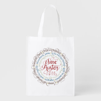 Reusable Grocery Bag - Jane Austen Period Dramas