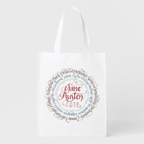 Reusable Grocery Bag _ Jane Austen Period Dramas