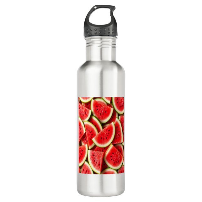Reusable Grocery Bag Stainless Steel Water Bottle (Front)
