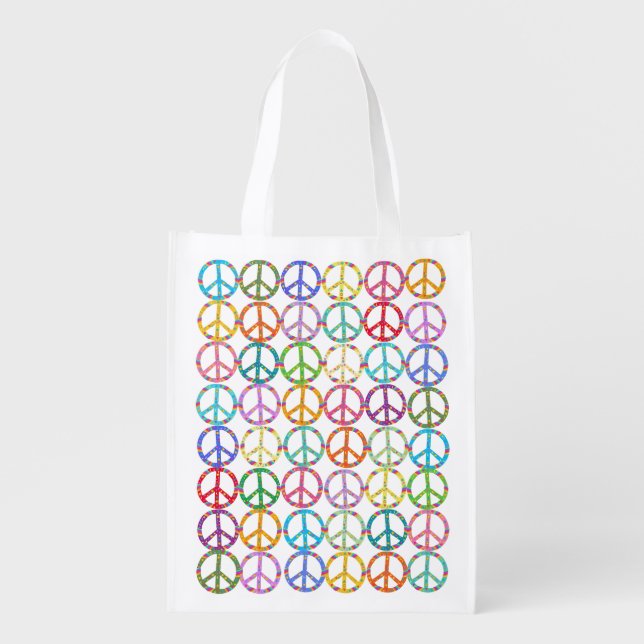 Reusable Grocery Bag whimsical (Front)