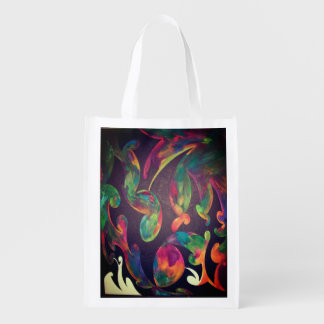 Reusable Grocery Bag with Custom Artwork