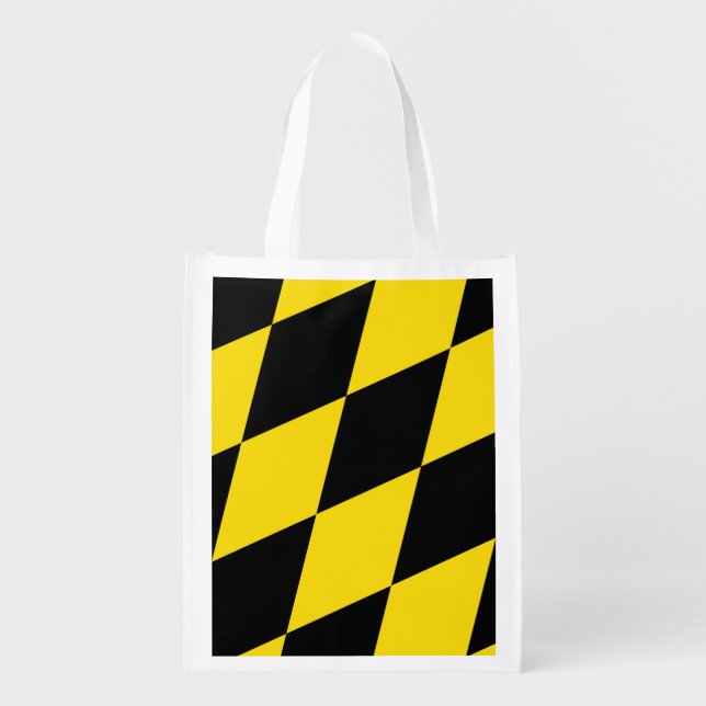 Reusable grocery bag with Flag of Munich (Front)