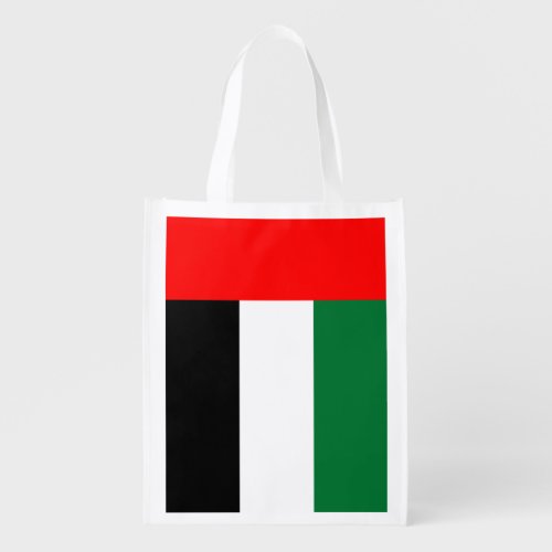 Reusable grocery bag with Flag of UAE