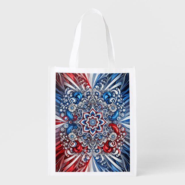 Reusable grocery bag with France Colors (Front)
