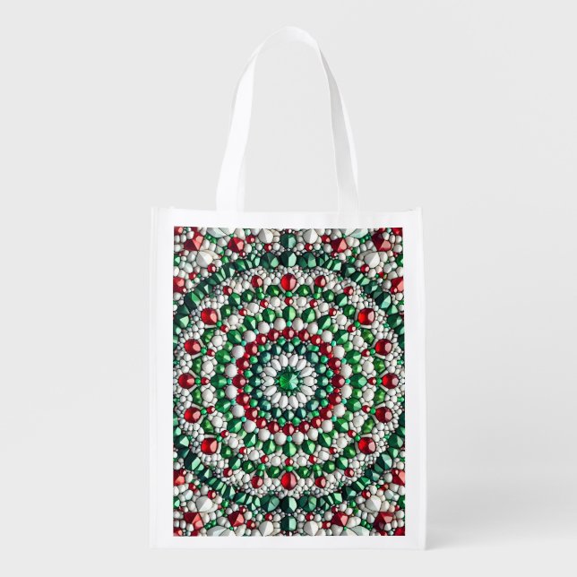 Reusable grocery bag with Italian Colors (Front)