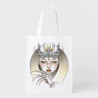 Reusable grocery bags Goddess of the Moon