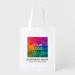 Reusable Grocery Bags Template Business Company