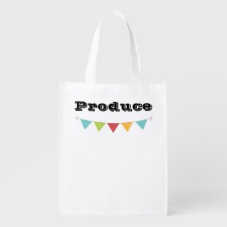 Reusable Grocery Bags with Label
